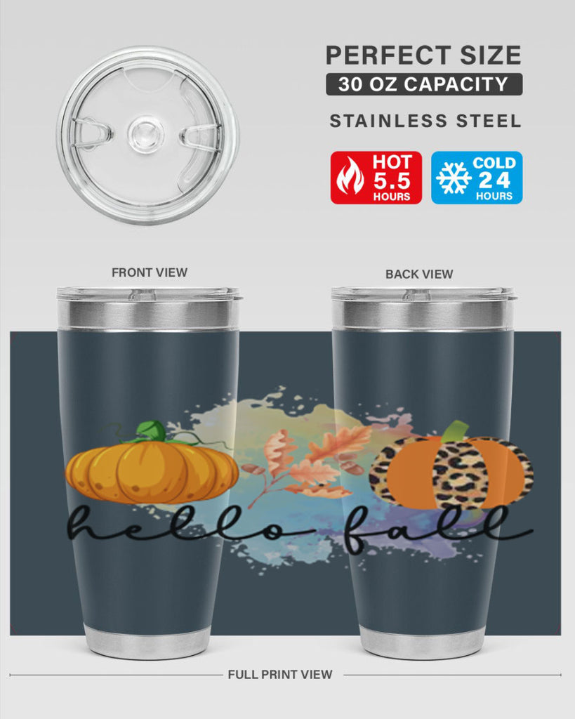 Hello Fall 277#- fall- Tumbler