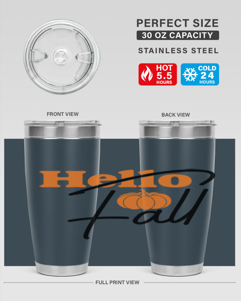 Hello Fall 279#- fall- Tumbler