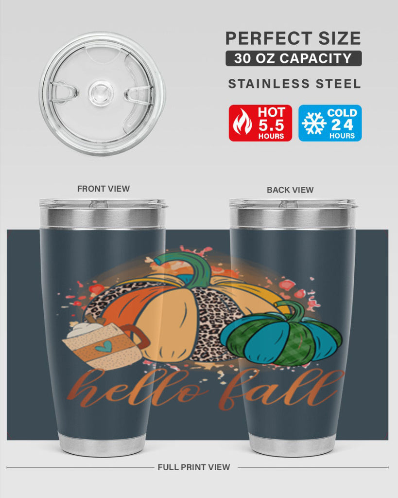 Hello Fall 282#- fall- Tumbler