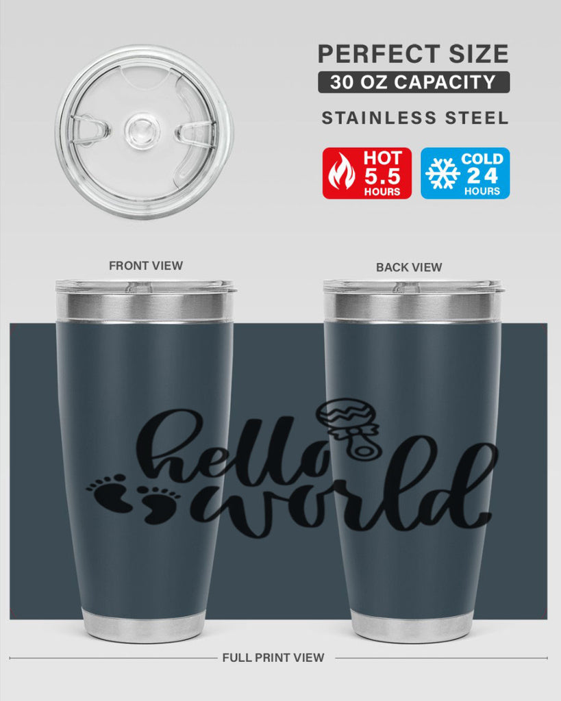Hello World Style 90#- baby- tumbler