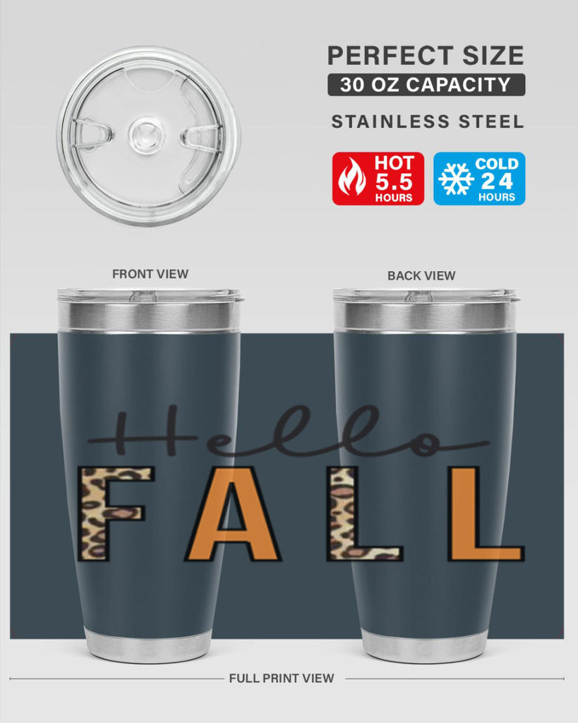 Hello fall 276#- fall- Tumbler