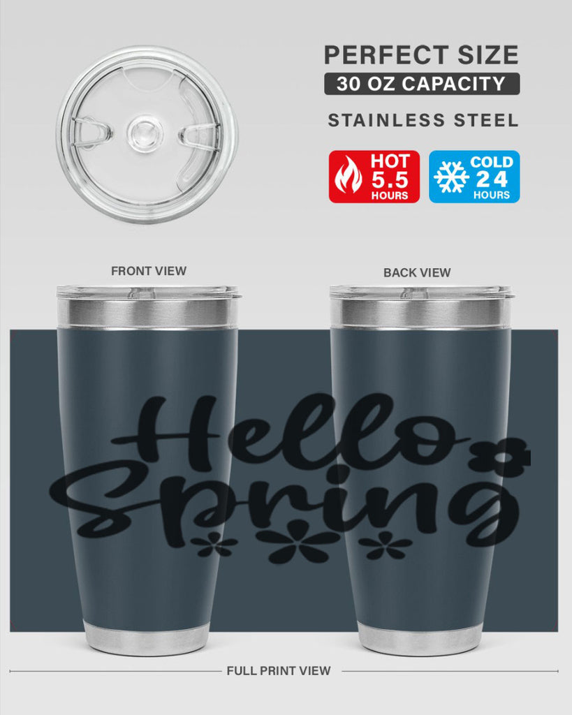 Hello spring  design 232#- spring- Tumbler