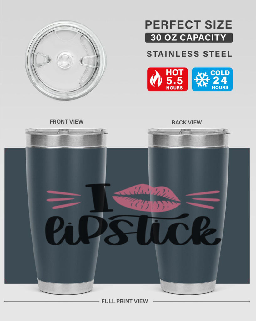 I Love Lipstick Style 86#- make up- Tumbler