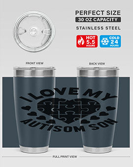 I love my Style 45#- autism- Tumbler