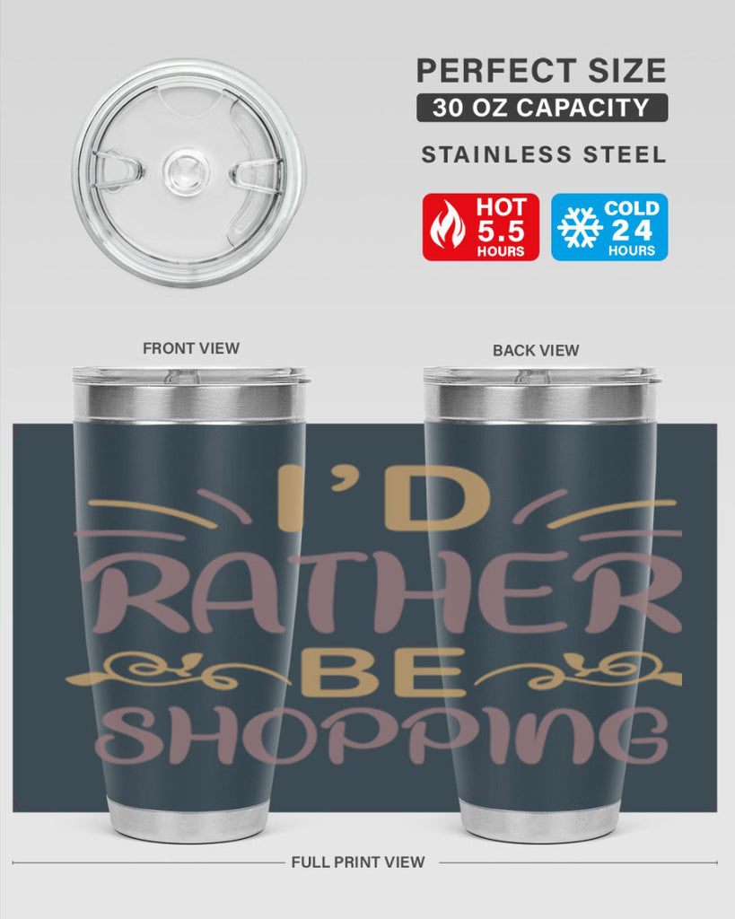 Id Rather Be Shopping 109#- fashion- Cotton Tank