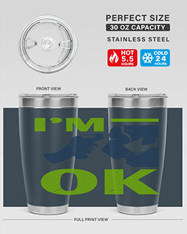 Im ok Style 30#- corona virus- Tumbler