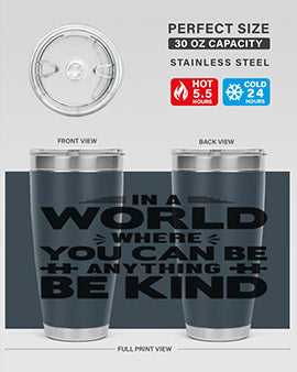 In a world Style 48#- autism- Tumbler