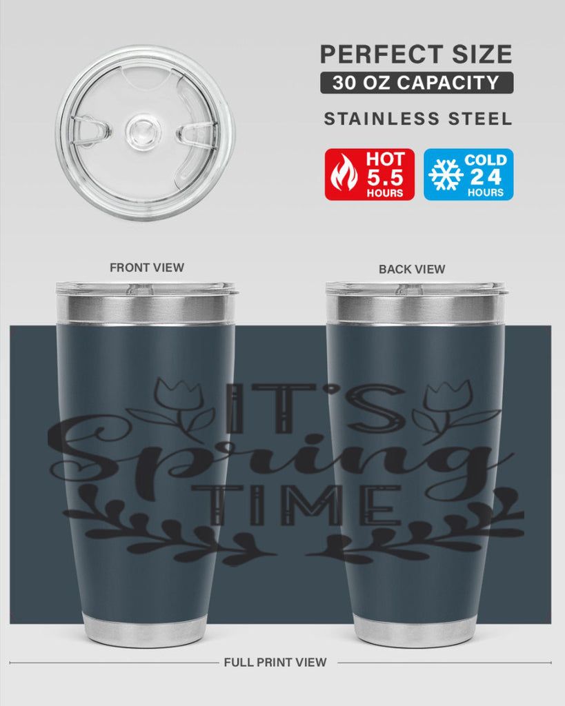 It's spring time281#- spring- Tumbler