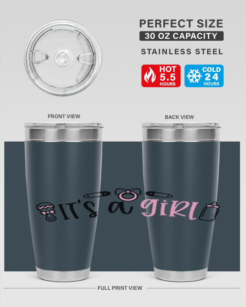 Its A Girl Style 78#- baby- tumbler