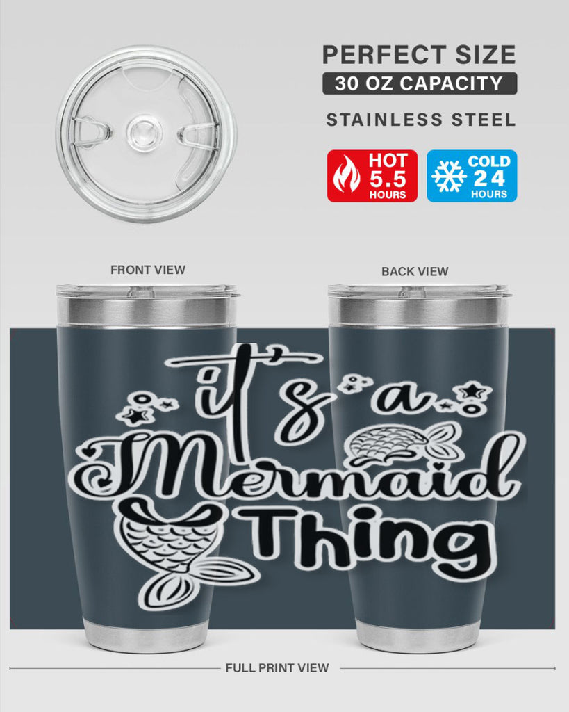 Its A Mermaid Thing 285#- mermaid- Tumbler