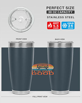 Its Owl Good Retro Owl A TurtleRabbit 10#- owl- Tumblers