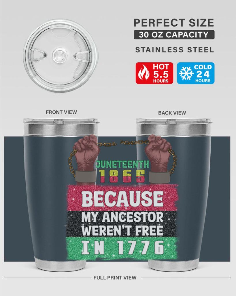 Juneteenth 1865 Ancestor 4#- Juneteenth- tumbler