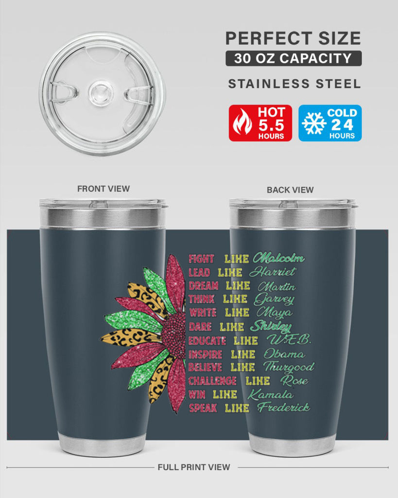 Juneteenth Sunflower Design 17#- Juneteenth- tumbler