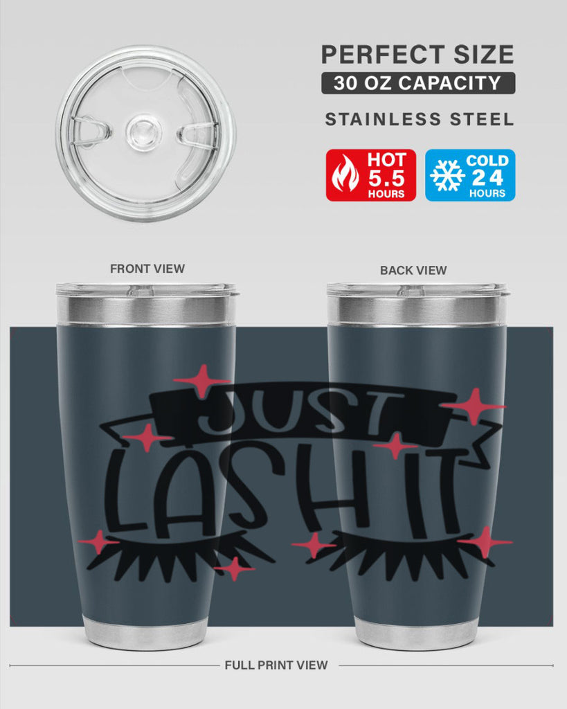 Just Lash It Style 77#- make up- Tumbler