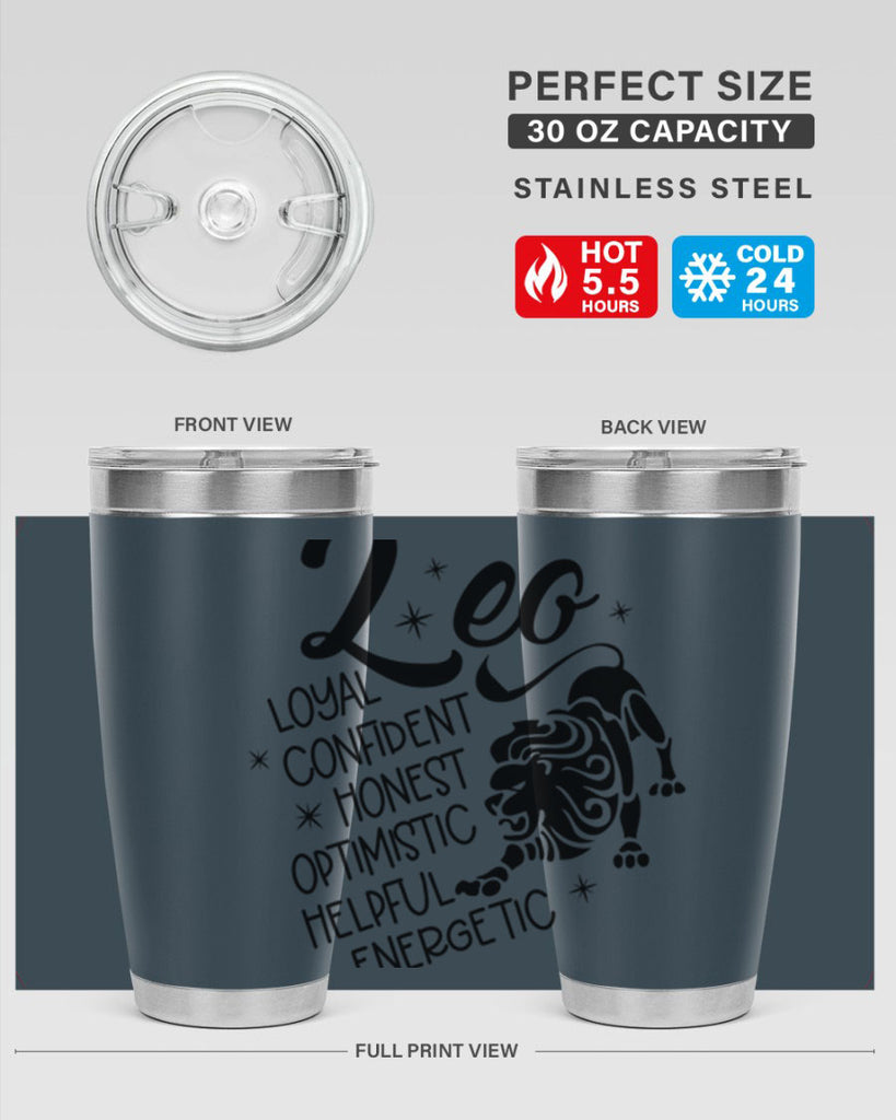 Leo 282#- zodiac- Tumbler
