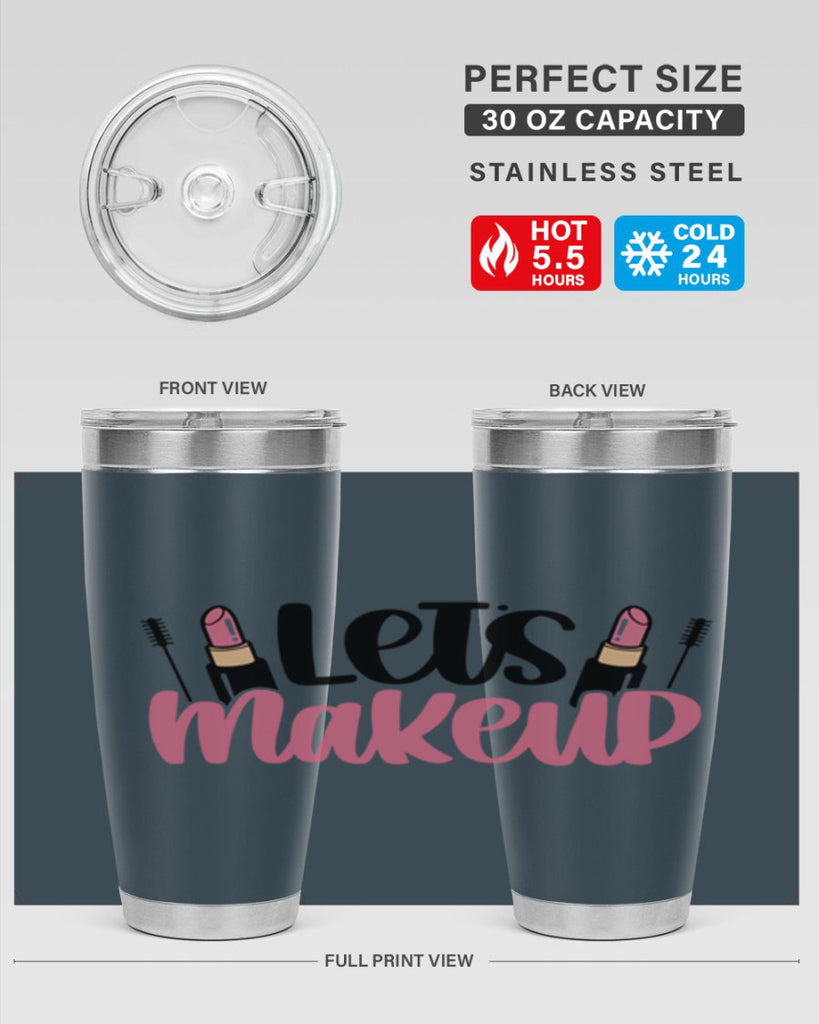 Let∩s Makeup Style 62#- make up- Tumbler