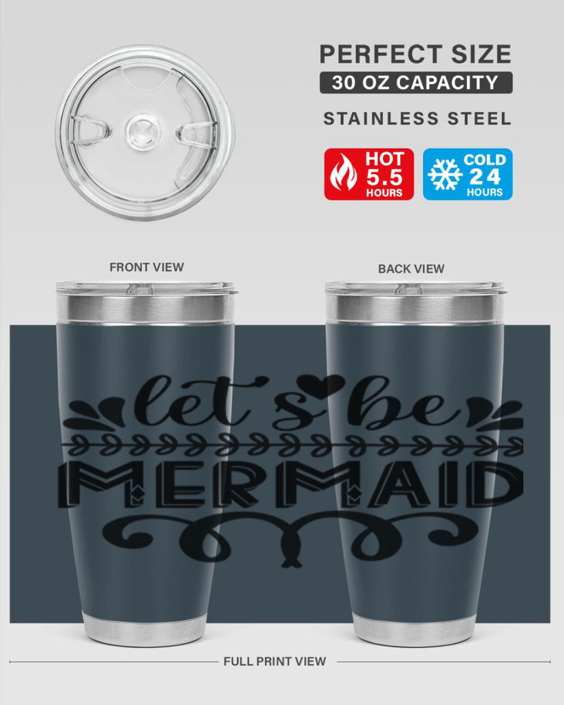 Lets be mermaid 291#- mermaid- Tumbler