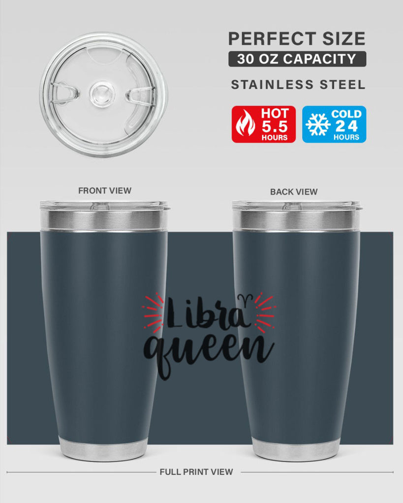 Libra queen 319#- zodiac- Tumbler