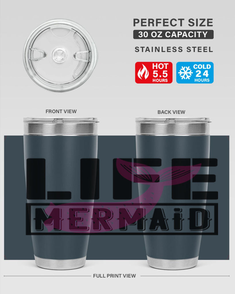 Life mermaid 303#- mermaid- Tumbler
