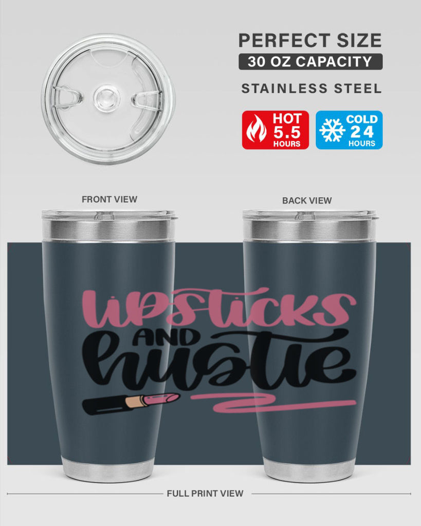 Lipstick And Hustie Style 58#- make up- Tumbler