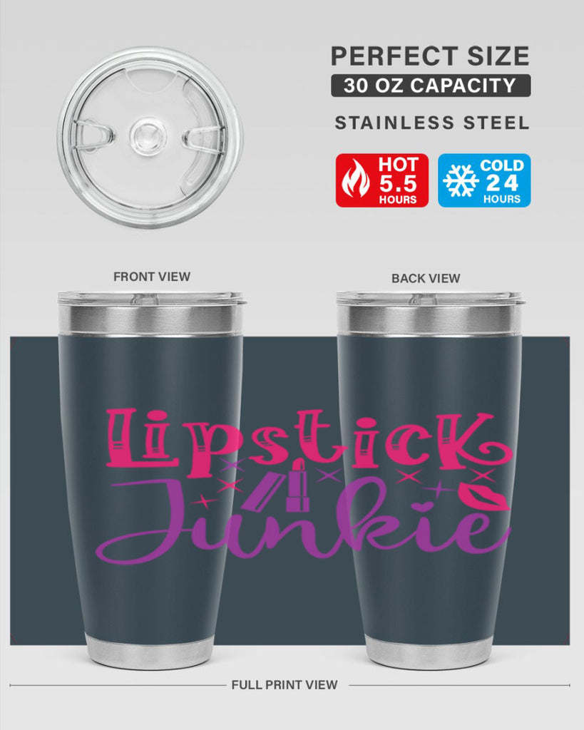 Lipstick Junkie Style 228#- make up- Tumbler