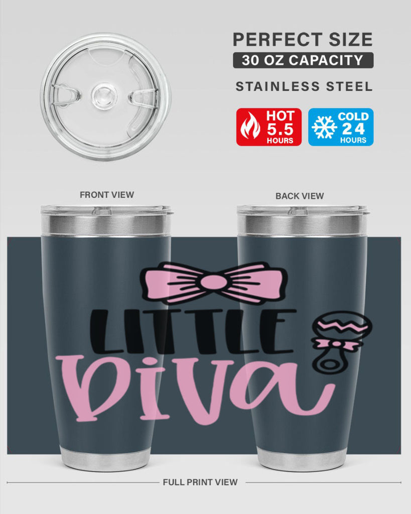 Little Diva Style 63#- baby- tumbler