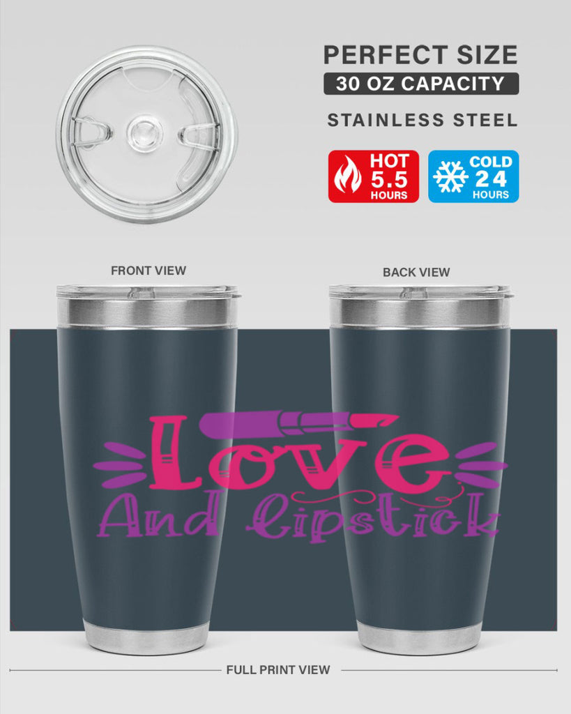 Love And Lipstick Style 225#- make up- Tumbler