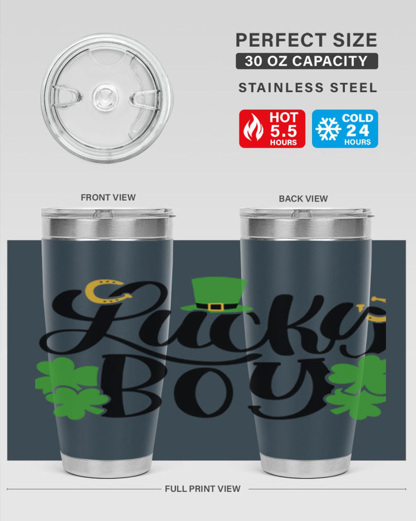 Lucky Boy Style 59#- St Patricks Day- Tumbler