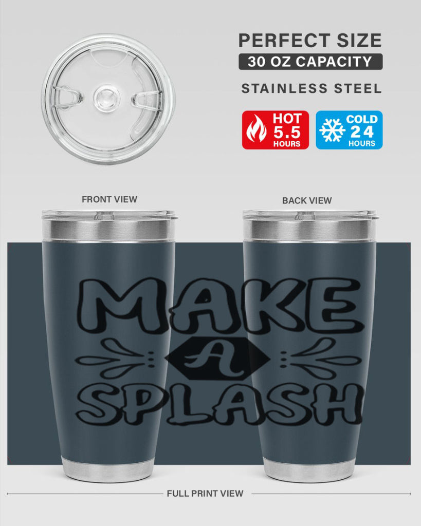 Make a splash 310#- mermaid- Tumbler