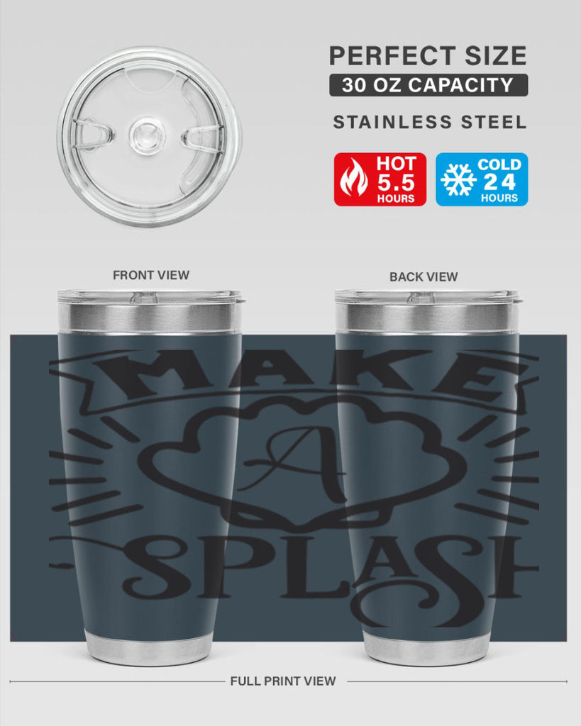 Make a splash 312#- mermaid- Tumbler