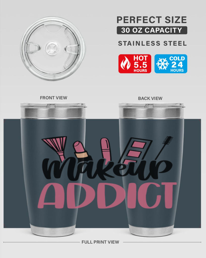 Makeup Addict Style 55#- make up- Tumbler