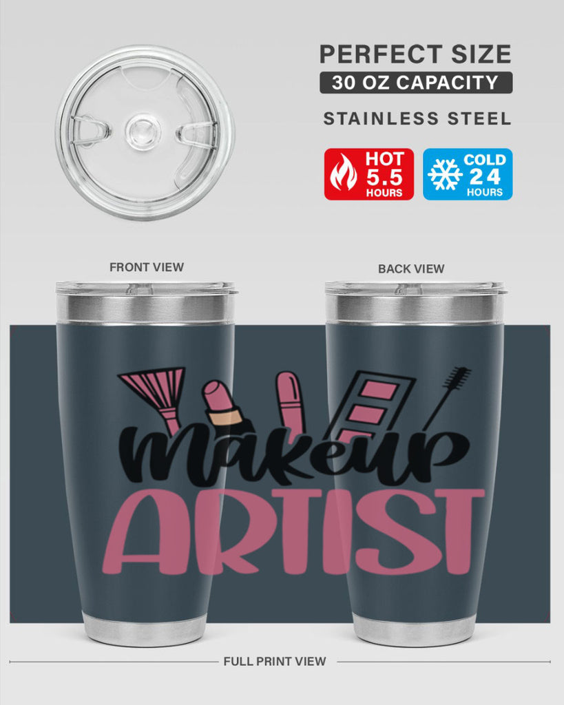 Makeup Artist Style 52#- make up- Tumbler