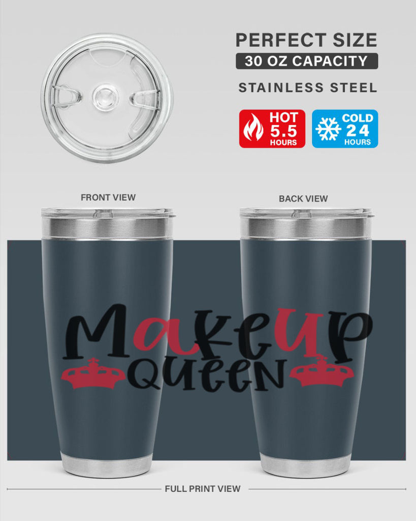 Makeup Queen design Style 223#- make up- Tumbler