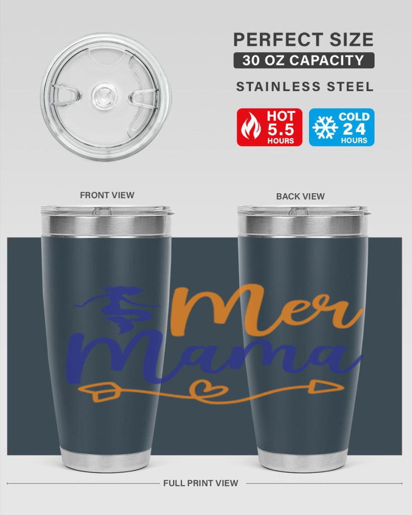 Mer Mama 331#- mermaid- Tumbler