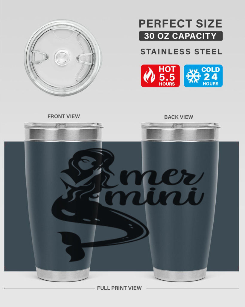 Mer mini 352#- mermaid- Tumbler