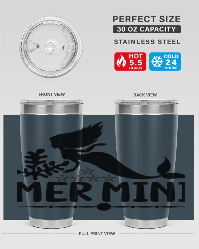 Mer mini 353#- mermaid- Tumbler