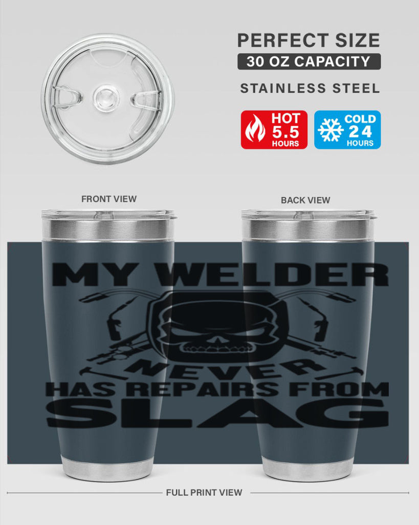 My welder never Style 7#- welder- tumbler
