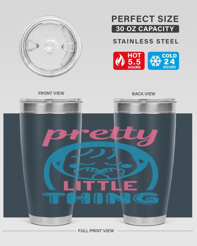 Pretty little Thing Style 19#- baby shower- tumbler
