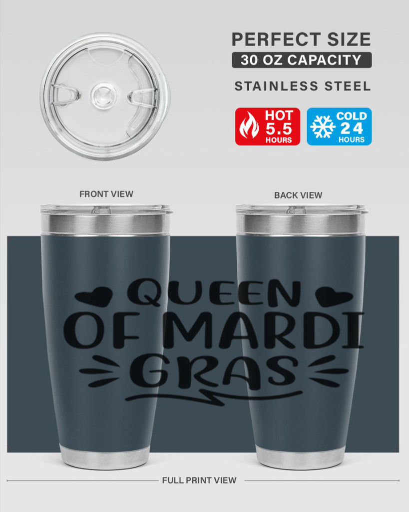 Queen Of Mardi Gras 133#- fashion- Cotton Tank