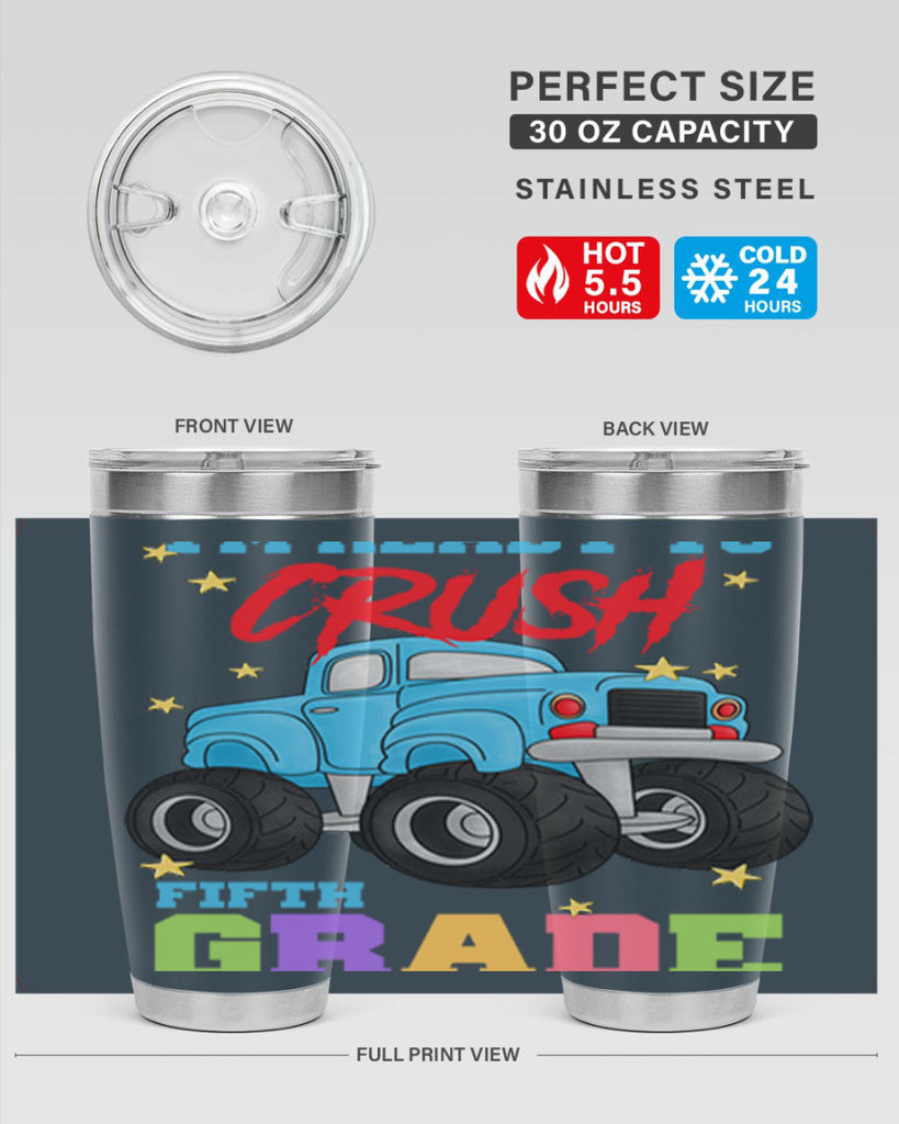 Ready to Crush 5th Grade 22#- 5th grade- Tumbler