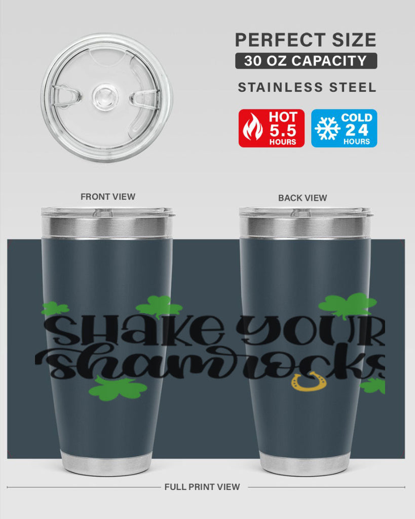 Shake Your Shamrocks Style 32#- St Patricks Day- Tumbler