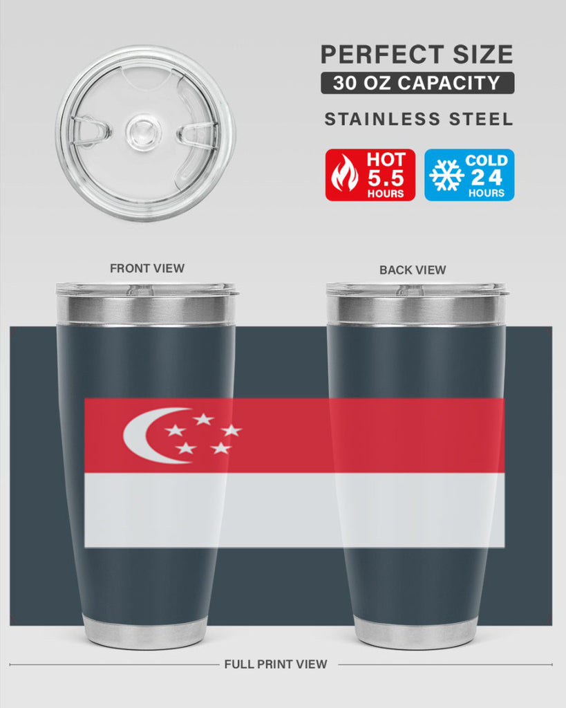 Singapore 41#- world flags- Tumbler