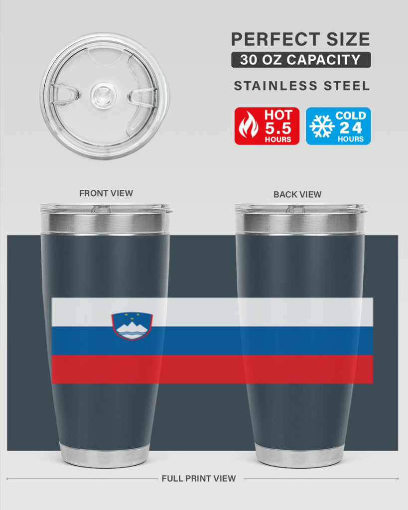 Slovenia 39#- world flags- Tumbler