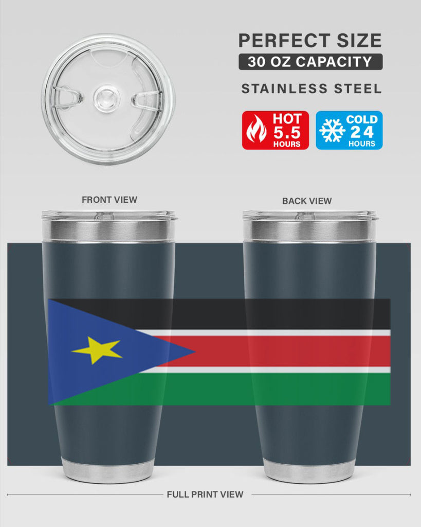 South Sudan 34#- world flags- Tumbler
