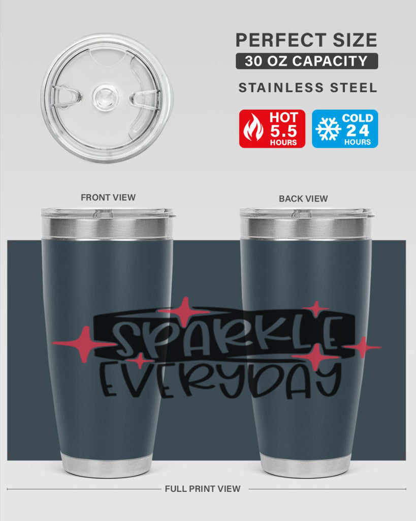 Sparkle Everyday Style 20#- make up- Tumbler