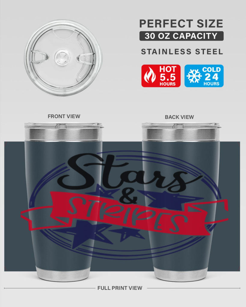 Stars StripeS Style 174#- Fourt Of July- Tumbler