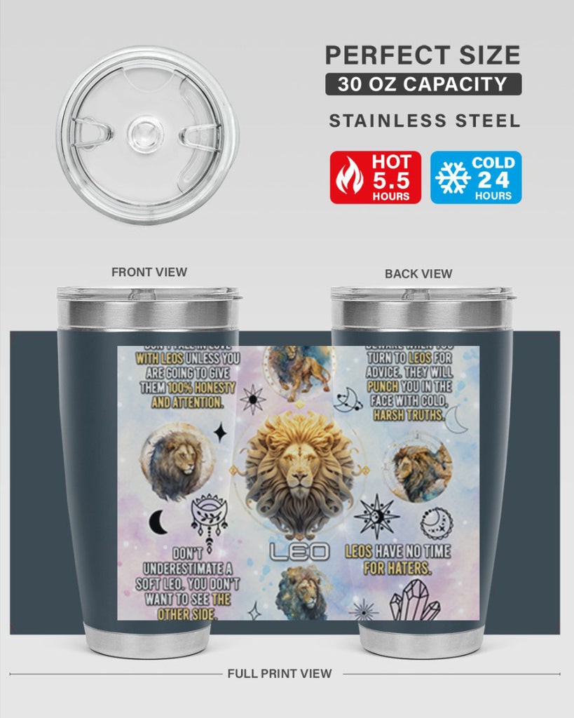 StraightLeo 473#- zodiac- Tumbler