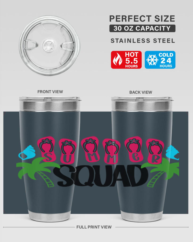 Summer Squad Style 22#- summer- Tumbler