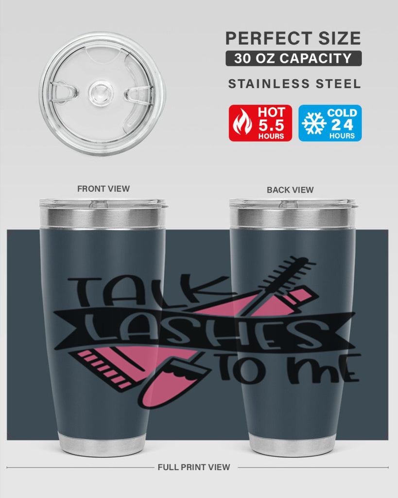Talk Lashes To Me Style 17#- make up- Tumbler