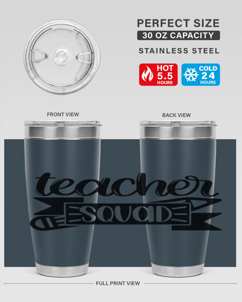 Teacher Squad Style 48#- teacher- tumbler